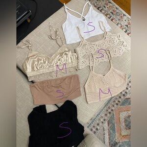 Stylish Women's Crop Top Set - Black, White, Beige